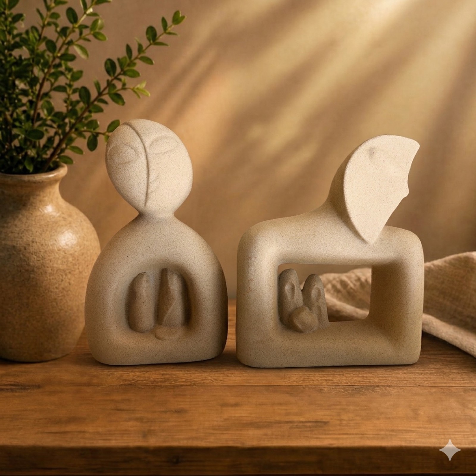 Abstract Face Arch Ceramic Décor — ceramics by Mezcla
