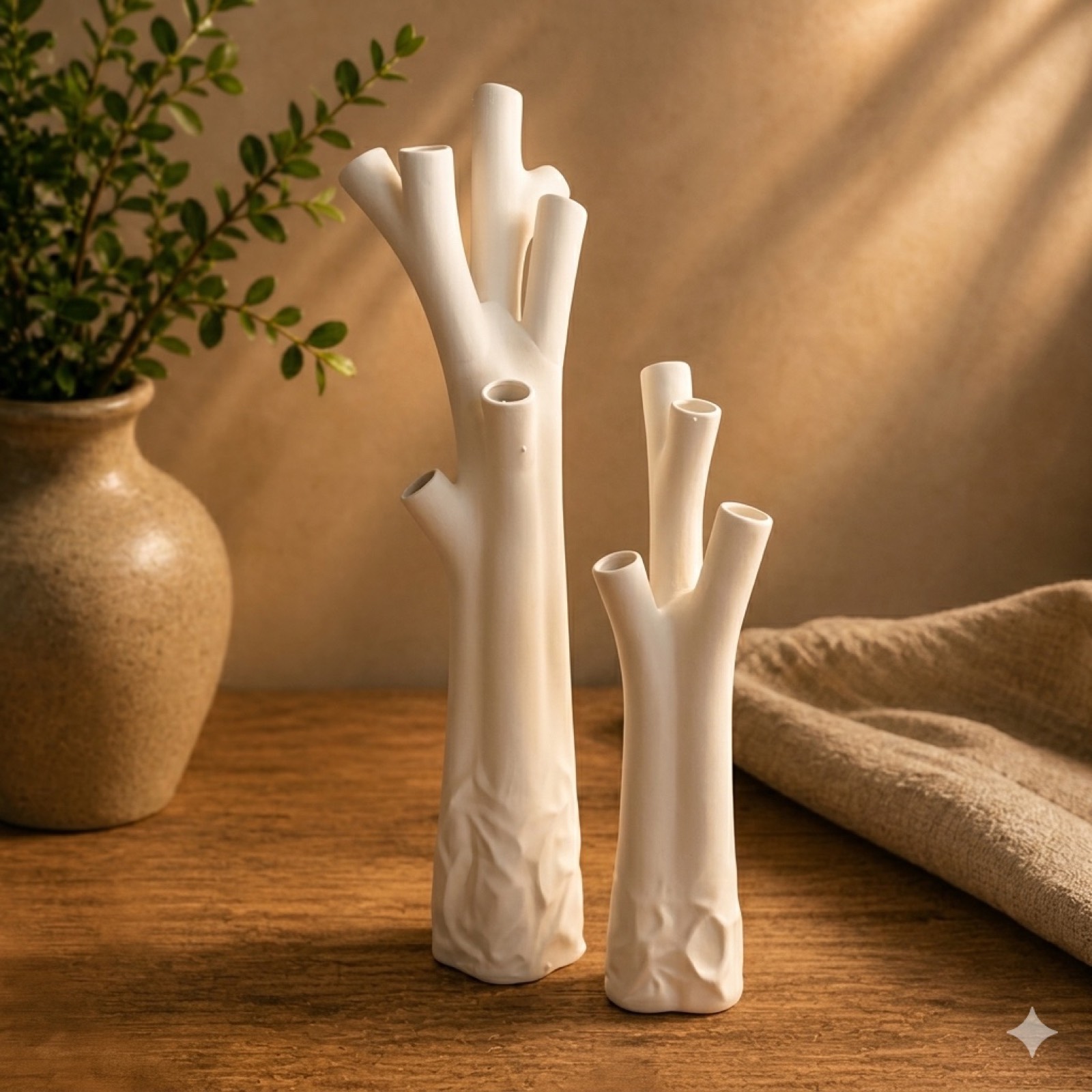 Tala Vase — ceramics by Mezcla, 53×13 cm