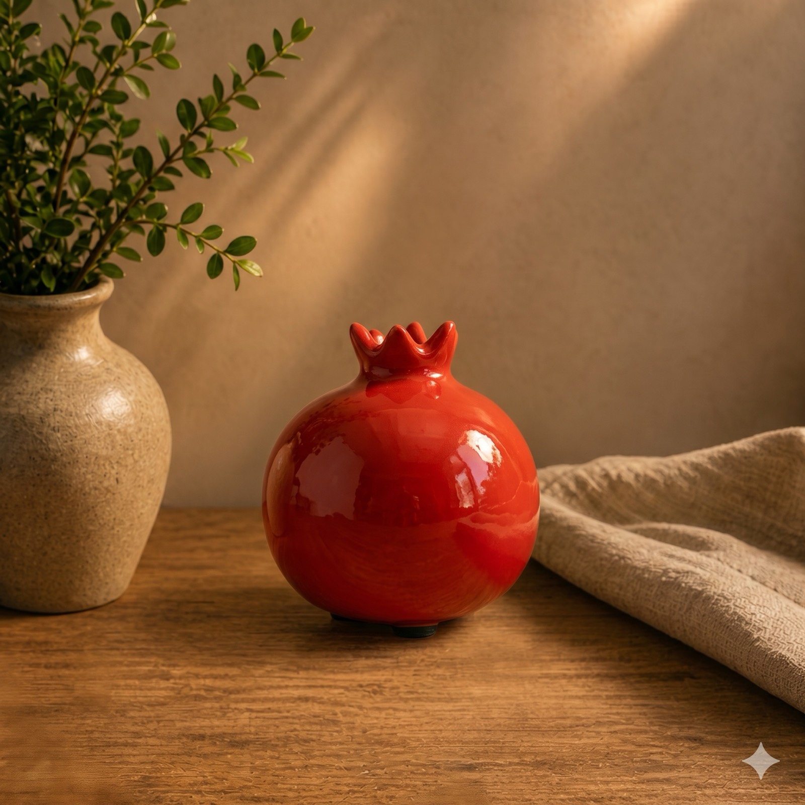 Ceramic Pomegranate — ceramic decor by Mezcla
