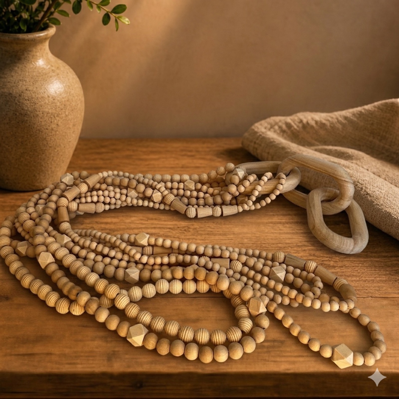 Melissa Table Necklace — mixed media decor by Mezcla