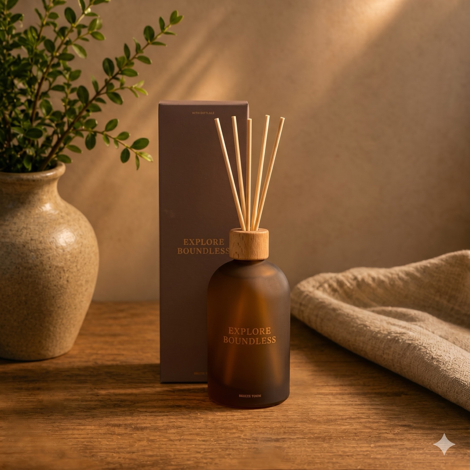 Glass Fragrance Diffuser Bottle – 350ml — glass fragrance by Mezcla