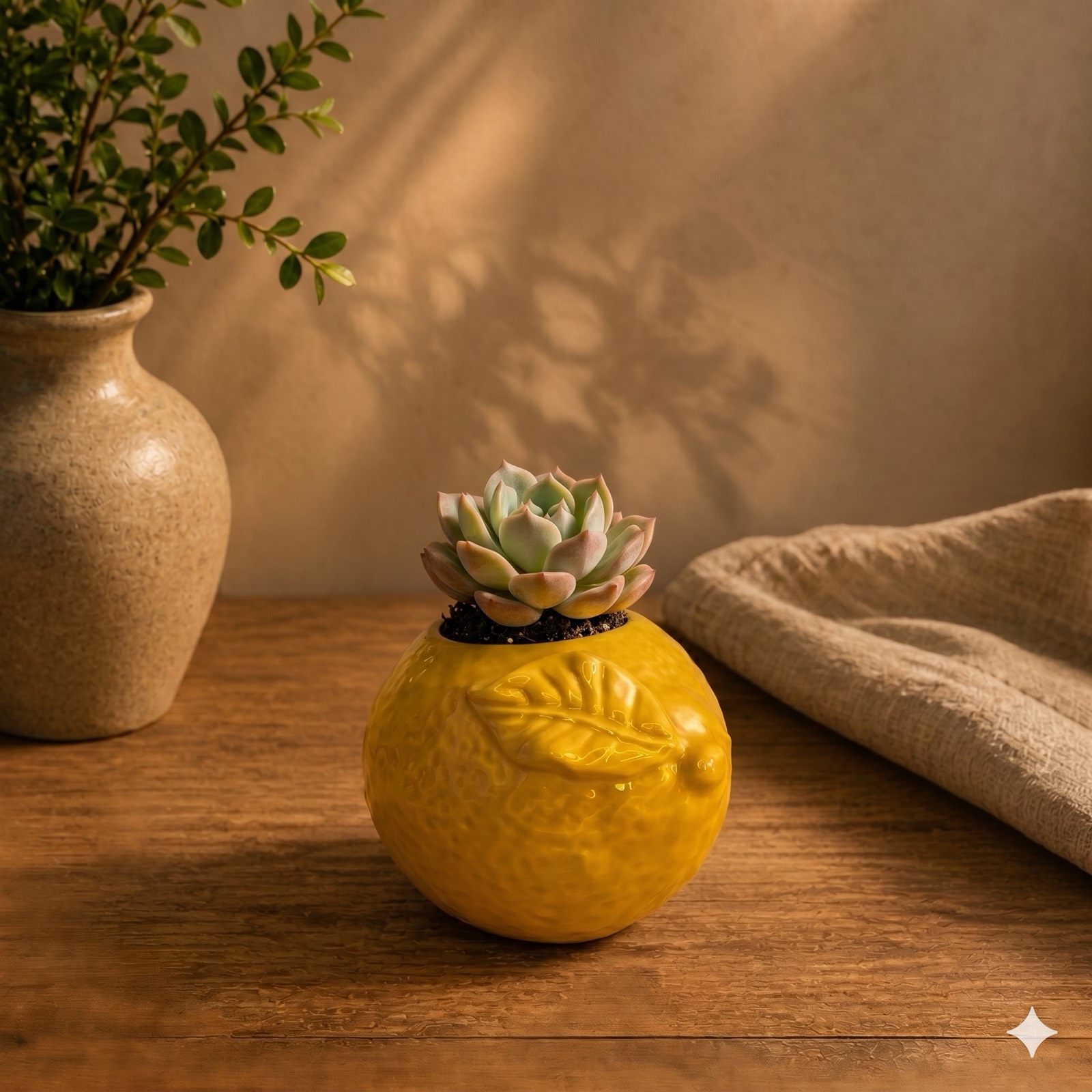 Lemon Vase - Wide — ceramics by Mezcla