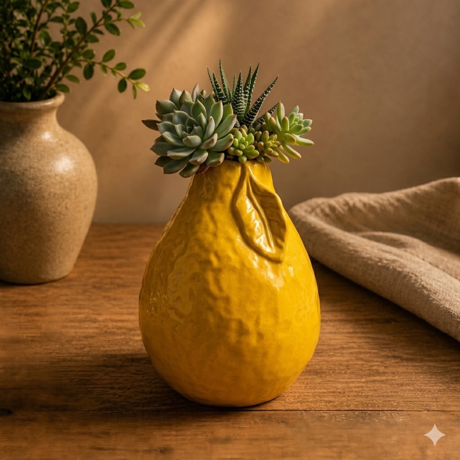 Lemon Vase — ceramics by Mezcla