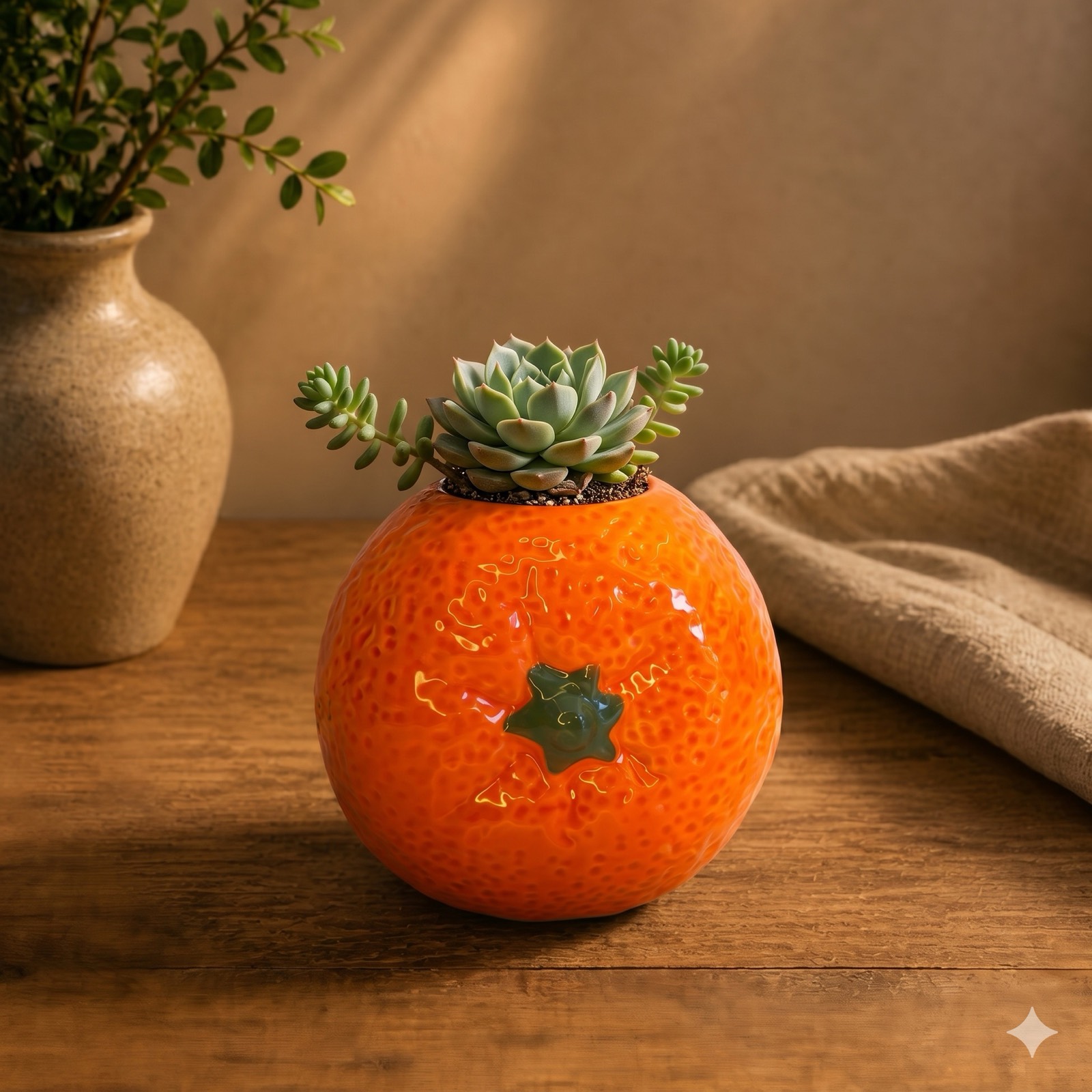 Orange Vase — ceramics by Mezcla