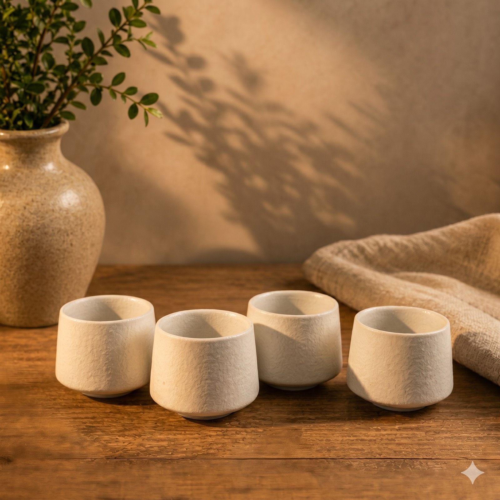 Ceramic Coffee Cup White — ceramic tableware by Mezcla
