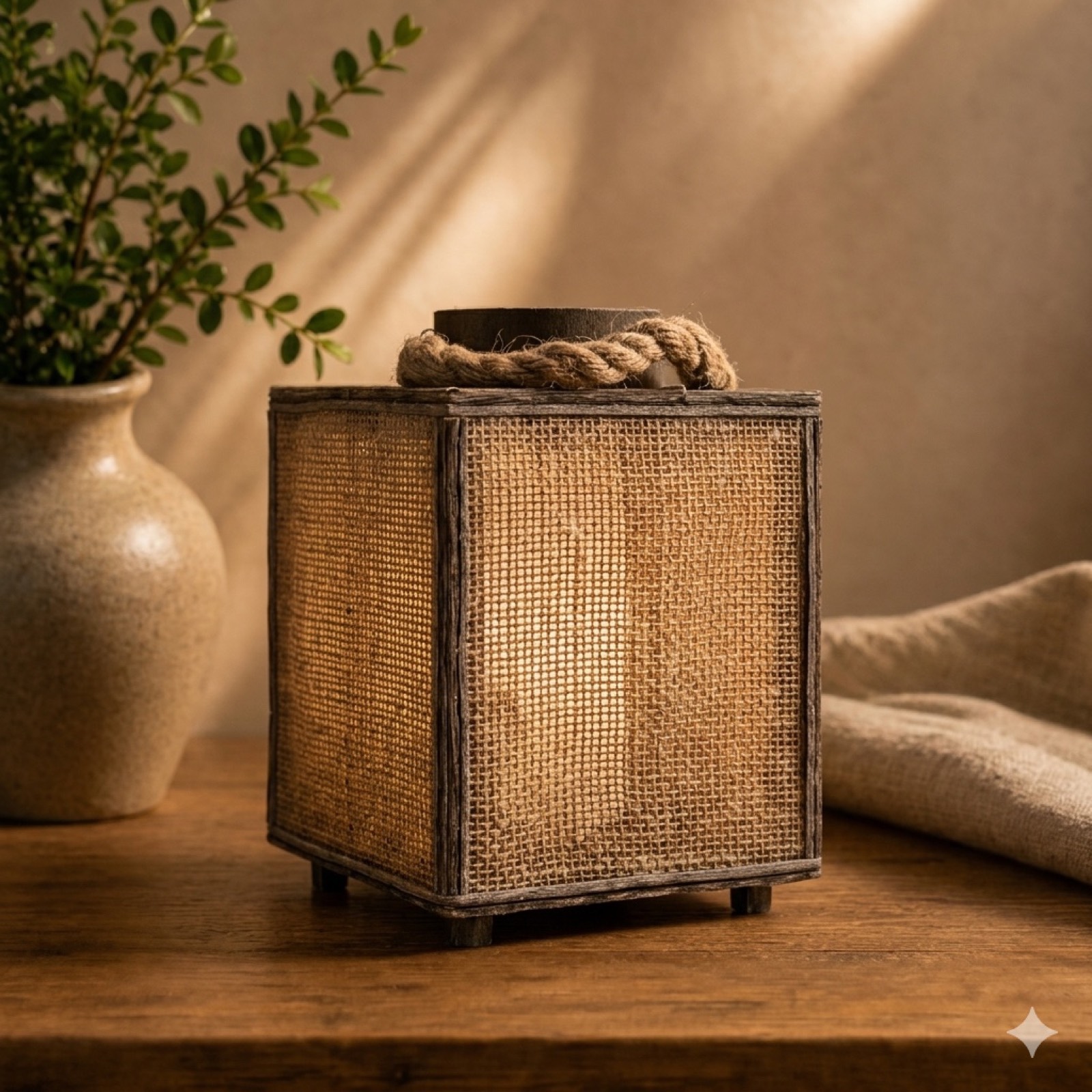 Lantern Squared Fabric — fabric decor by Mezcla