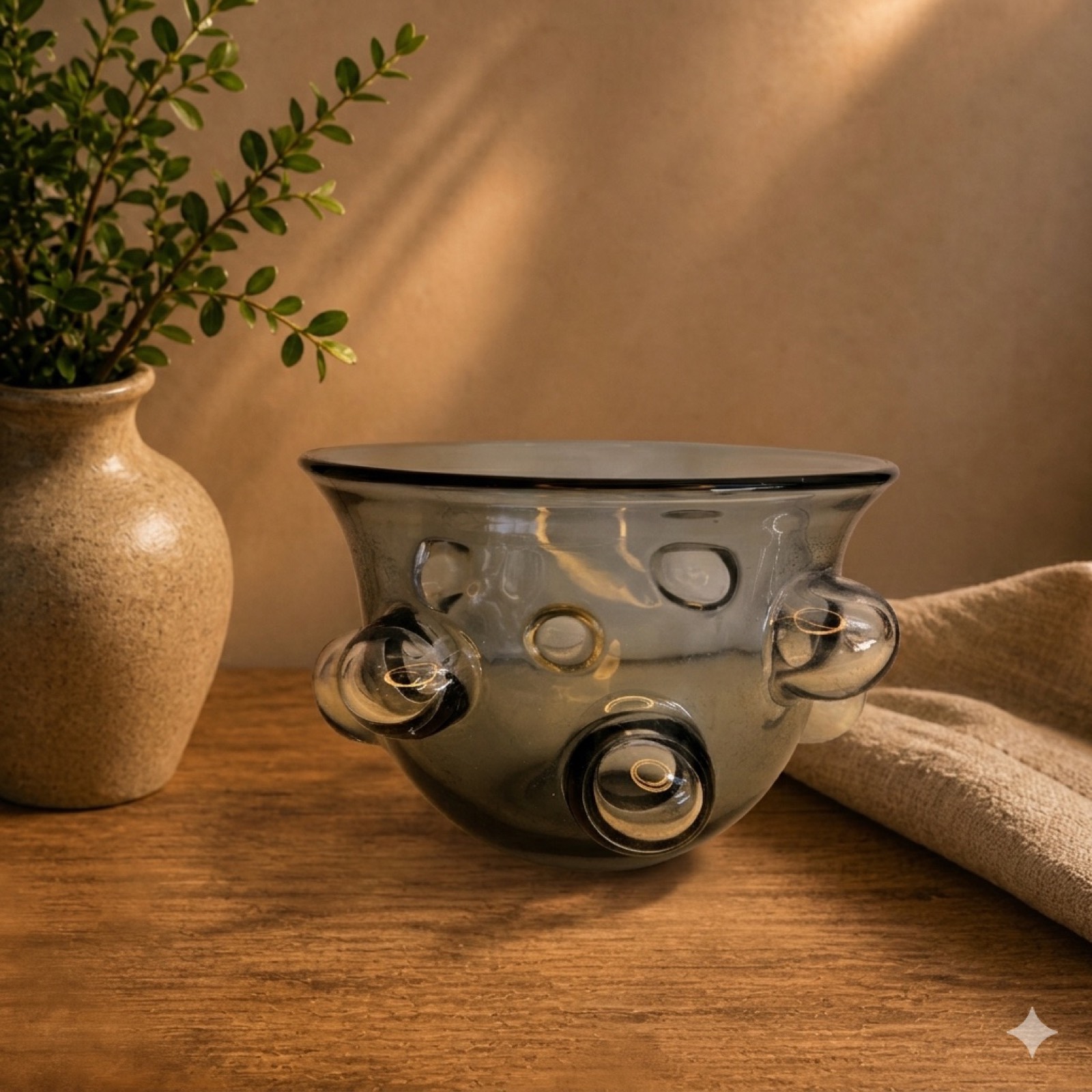 Greta Bowl — glass art by Mezcla
