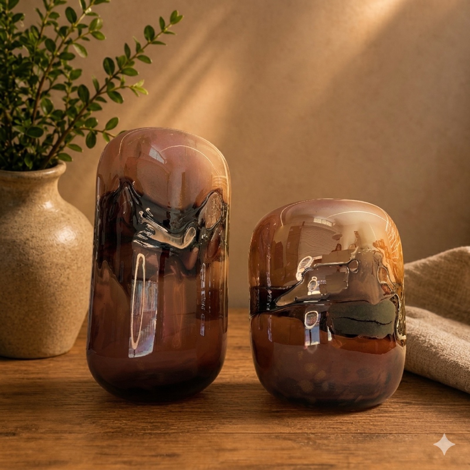 Mila Vase — ceramics by Mezcla, 33×21 cm