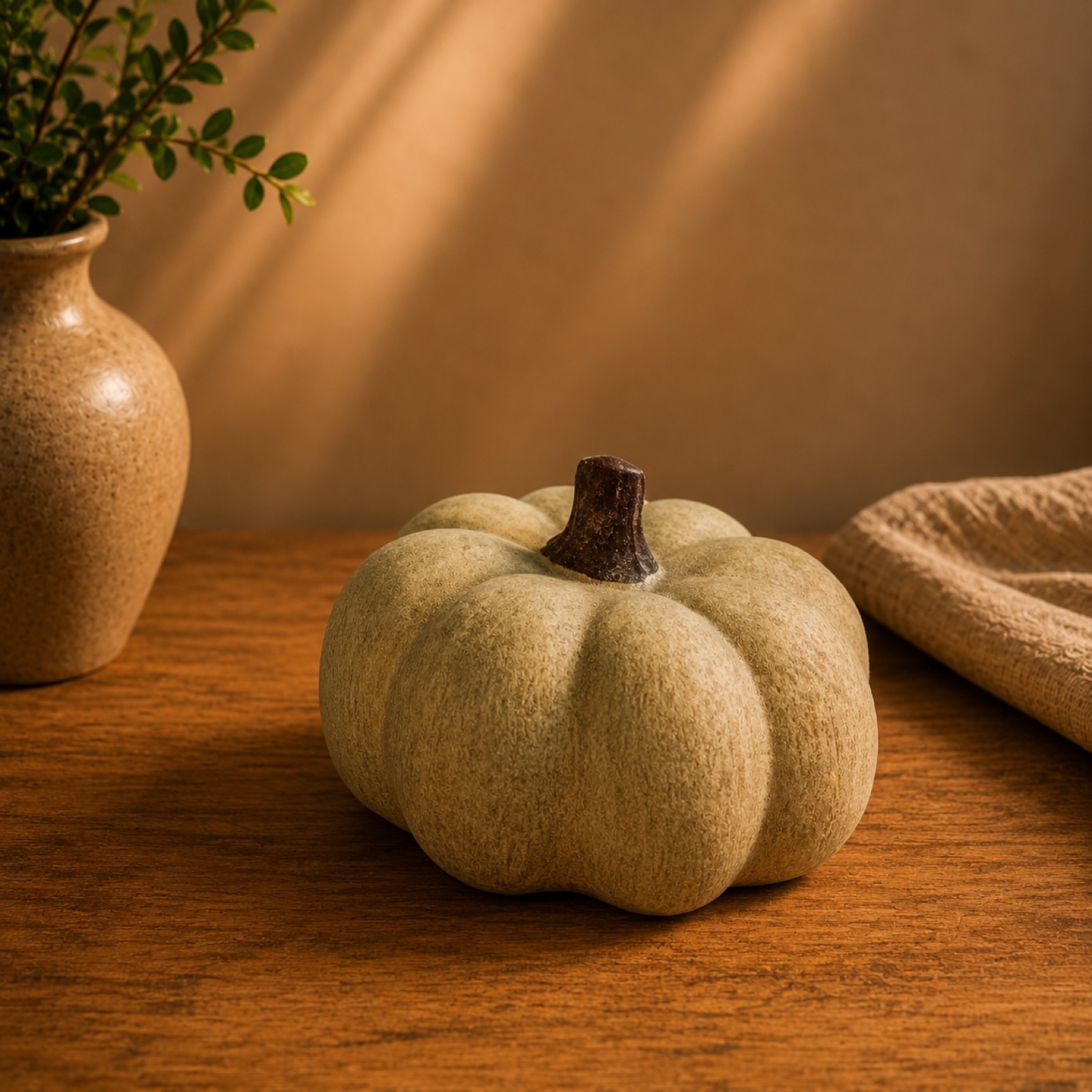 Pumpkin Decorative Object B — ceramic decor by Mezcla