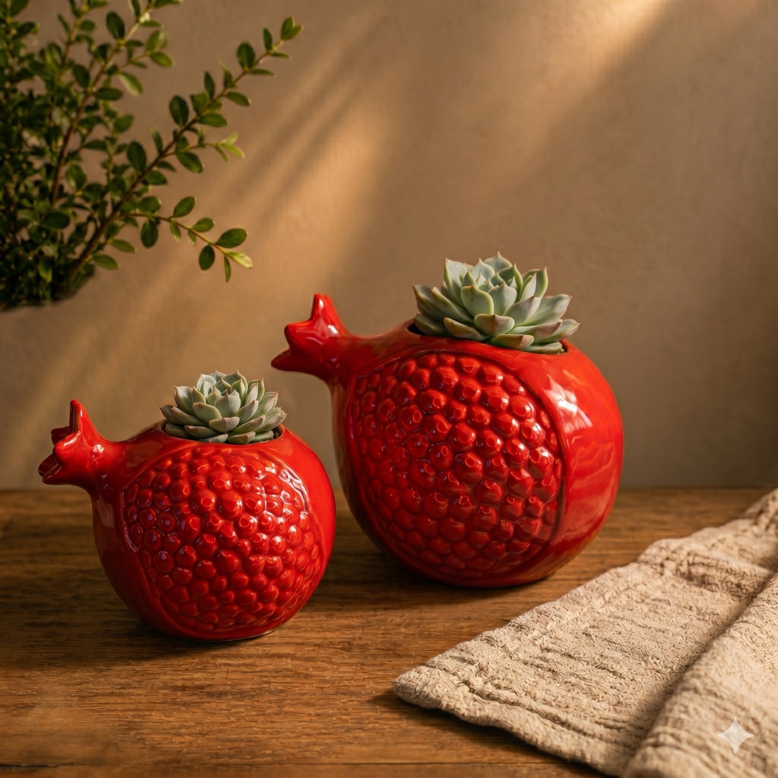Pomegranate Diagonal Vase — ceramics by Mezcla