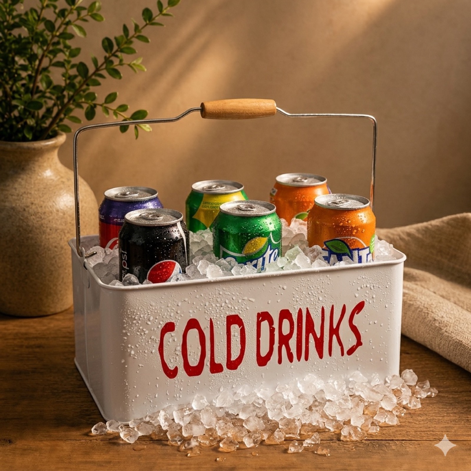 Drink Holder Metal – White — metal tableware by Mezcla