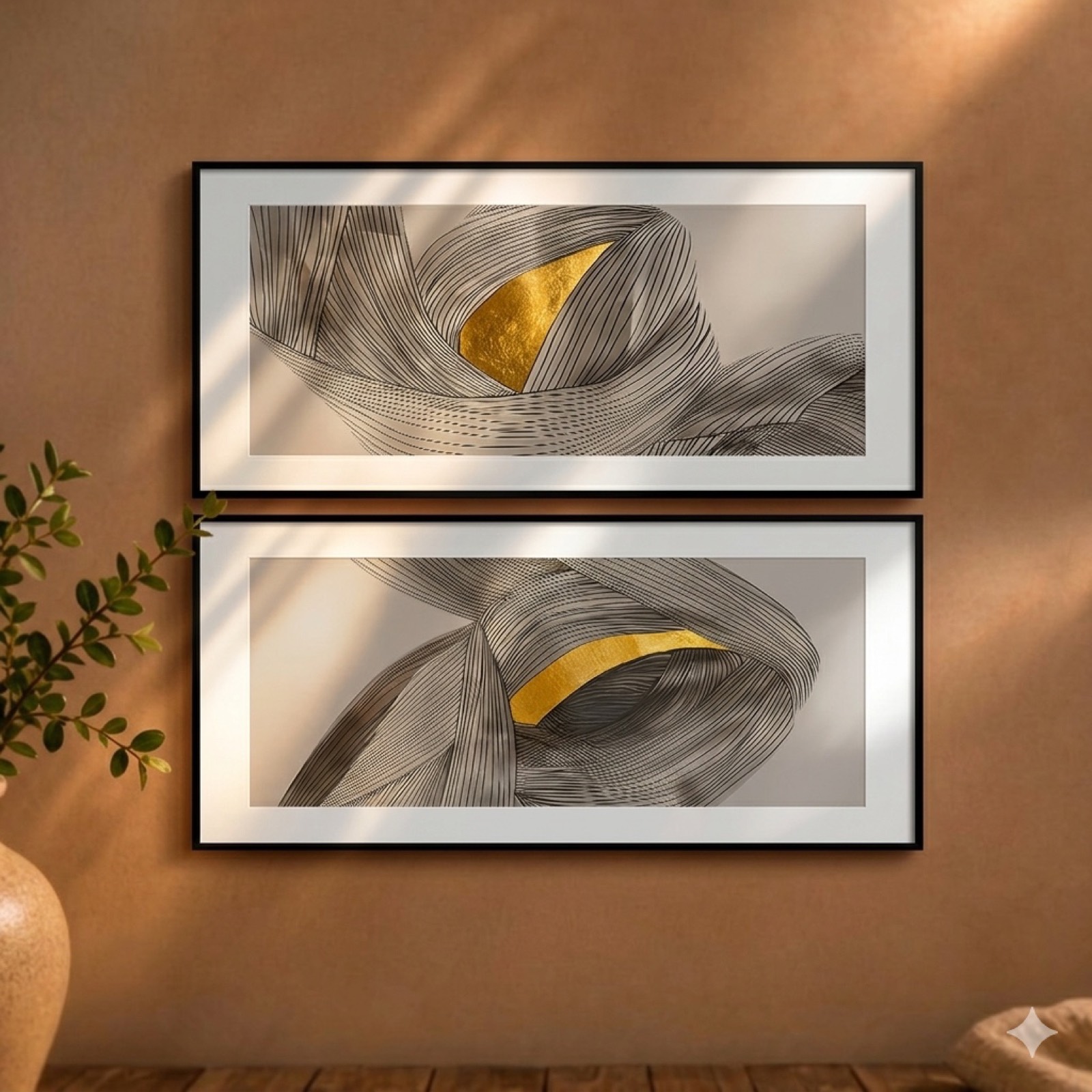 Colored Tall Frames 120×40 – Grey — canvas wall art by Mezcla